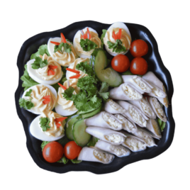 Singirulli ja täidetud muna valik 550g